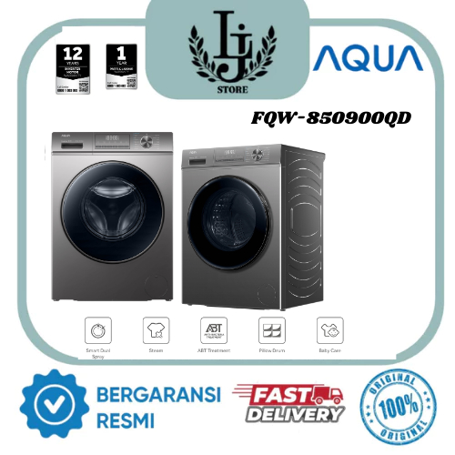 Mesin Cuci Aqua Front Loading FQW-850900QD Mesin Cuci Front Loading Aqua 1 Tabung