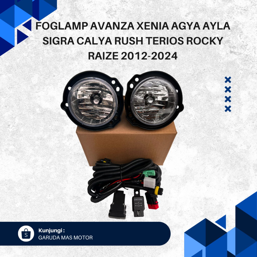 FOGLAMP AVANZA XENIA AGYA AYLA SIGRA CALYA RUSH TERIOS ROCKY RAIZE 2012 - 2024