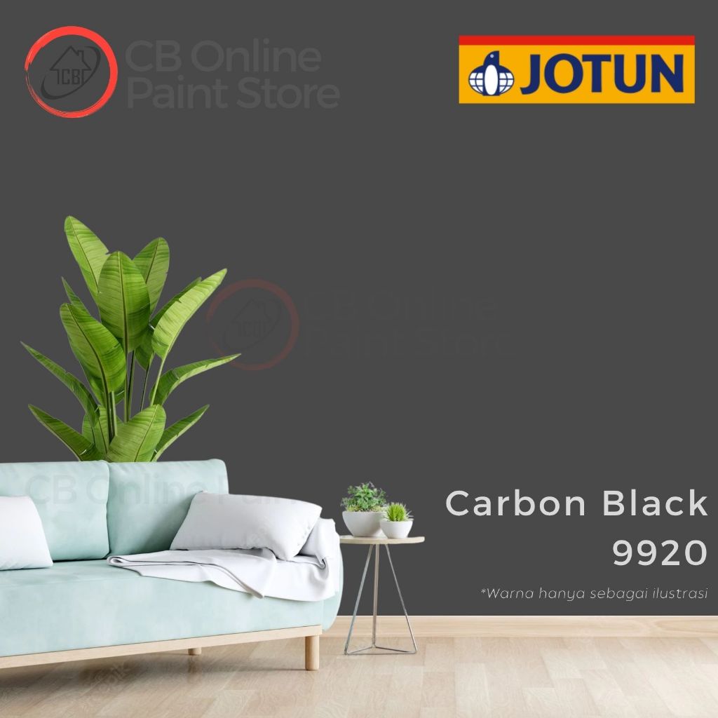 CAT TEMBOK JOTUN - CARBON BLACK 9920 - PAIL