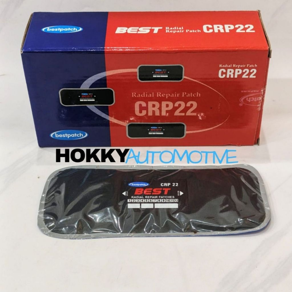 (SATUAN) tambal ban luar bestpatch CRP22 / bestpatch tambal ban luar CRP 22 180x80mm original