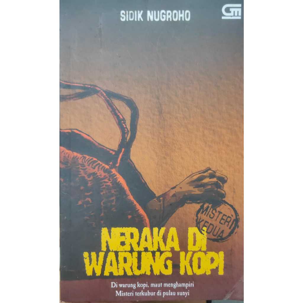BUKU NOVEL NERAKA DI WARUNG KOPI BEKAS