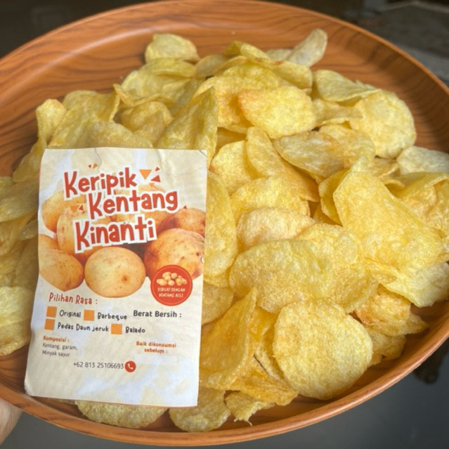 KERIPIK KENTANG DIENG HOME MADE KRIUK 100% tanpa pengawet / KERIPIK KENTANG / KENTANG DIENG / CHITAT