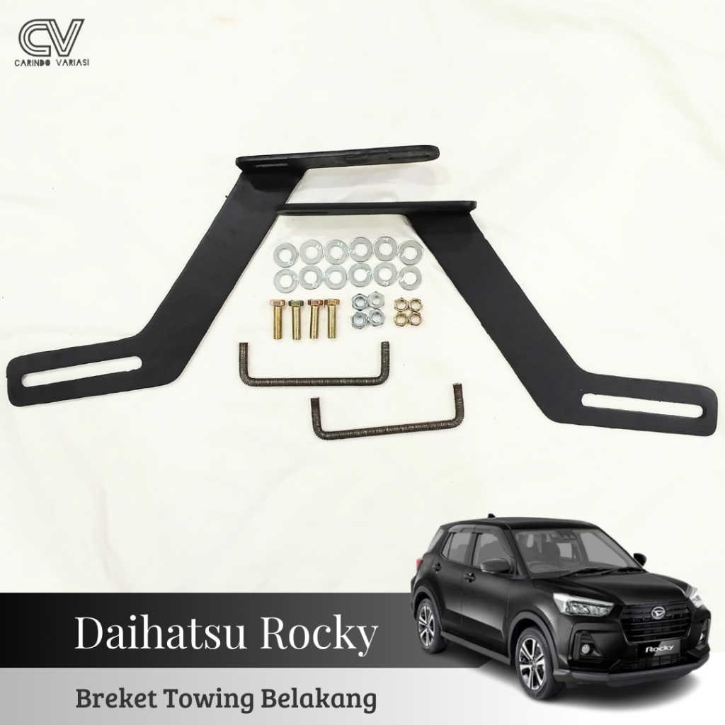 Breket Dudukan Plus Baut Towing Belakang Mobil Rocky
