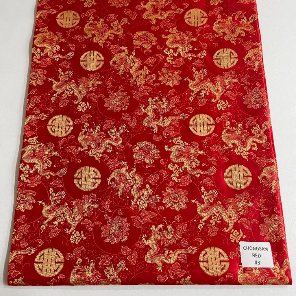 bahan kain Cheongsam sutra terbaru/kain Cheongsam motif