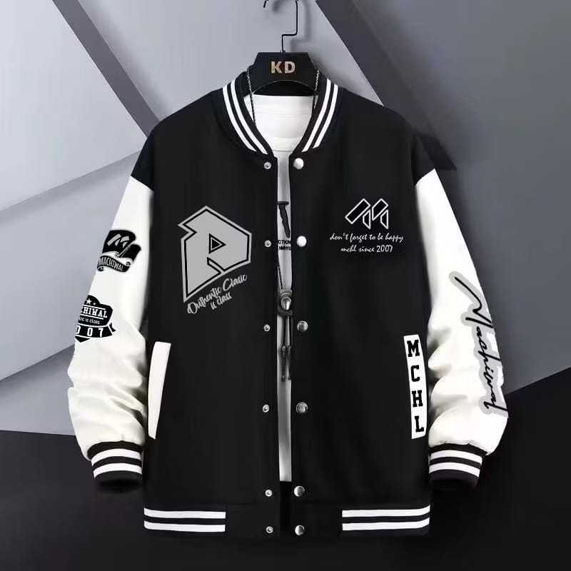 JAKET BASEBALL JAKET FARSITY SABLON D BOMBER PREMIUM