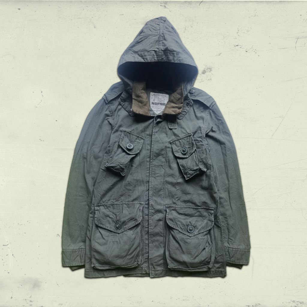 ECWS Parka x Byspoke Camo Jacket Kombo Military