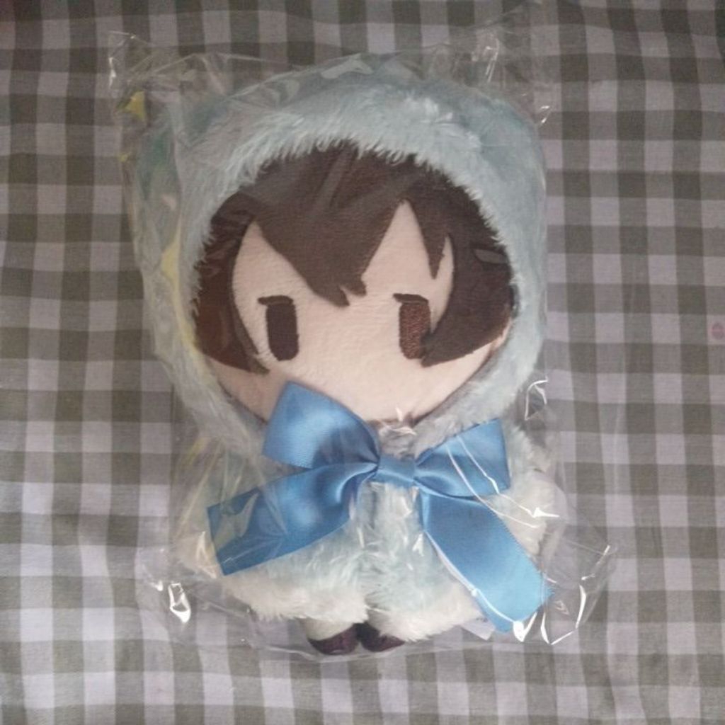[BACA DESKRIPSI] bungo stray dogs bsd official retro chic rabbit cape bunny dazai osamu plush plushi