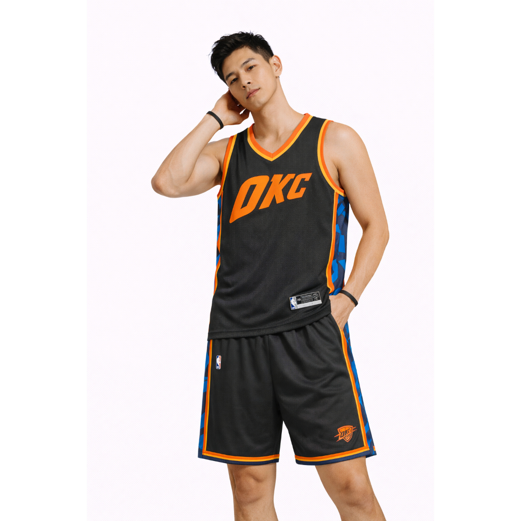 Setelan Jersey Basket NBA Oklahoma City Thunder Unisex