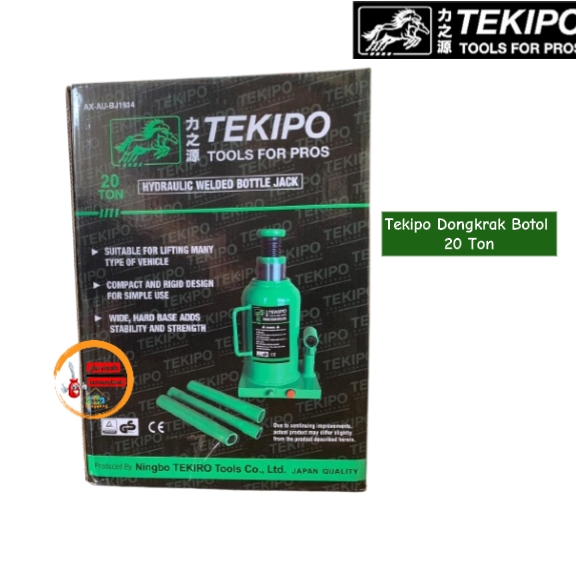 Dongkrak Botol - Bottle Jack - Dongkrak Hidrolik Botol Tekipo (20 Ton , 30 Ton)