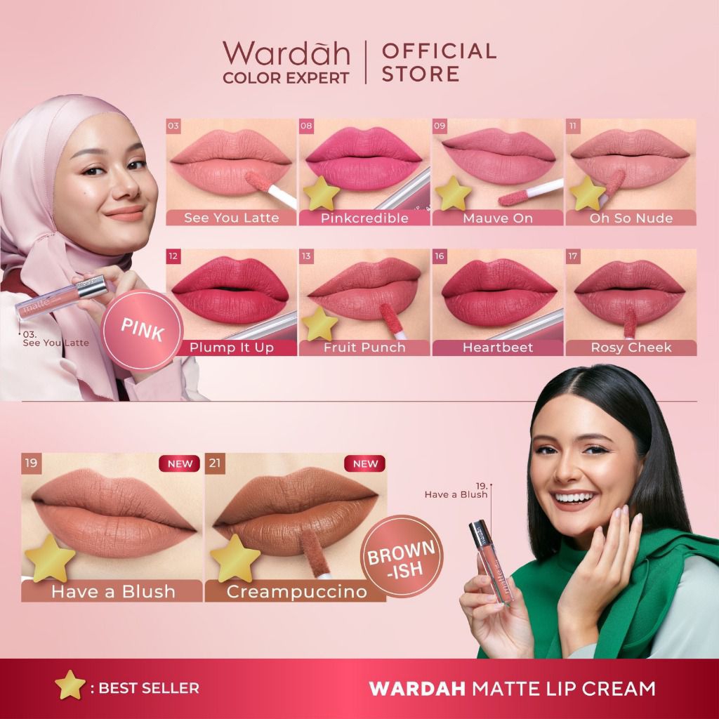 Wardah mate lipcream murah