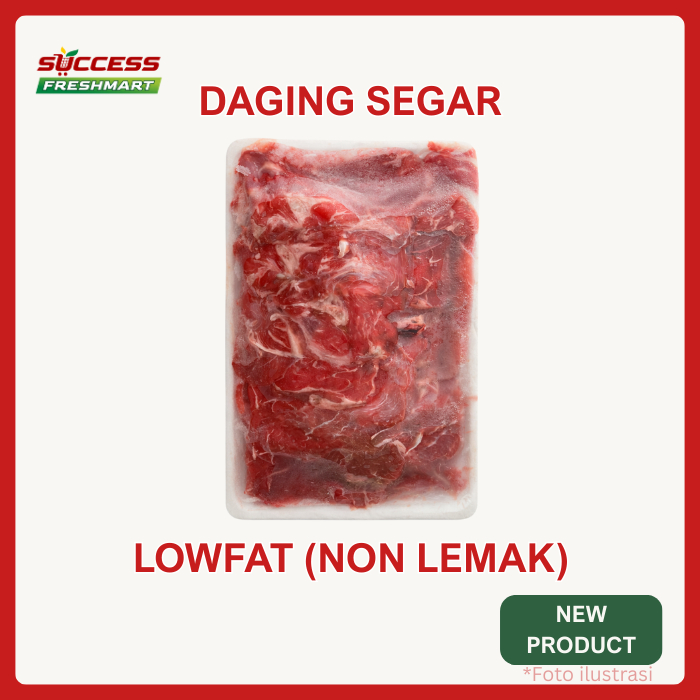 Daging sapi slices lowfat 500 gram