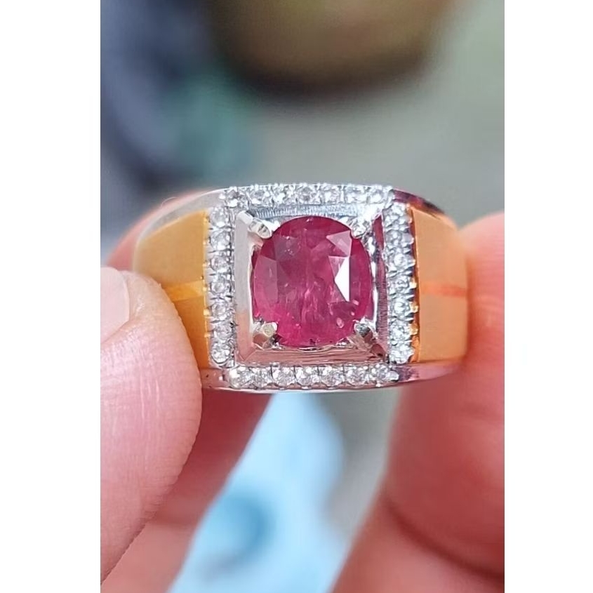 Natural Ruby no treatment GRI Lab