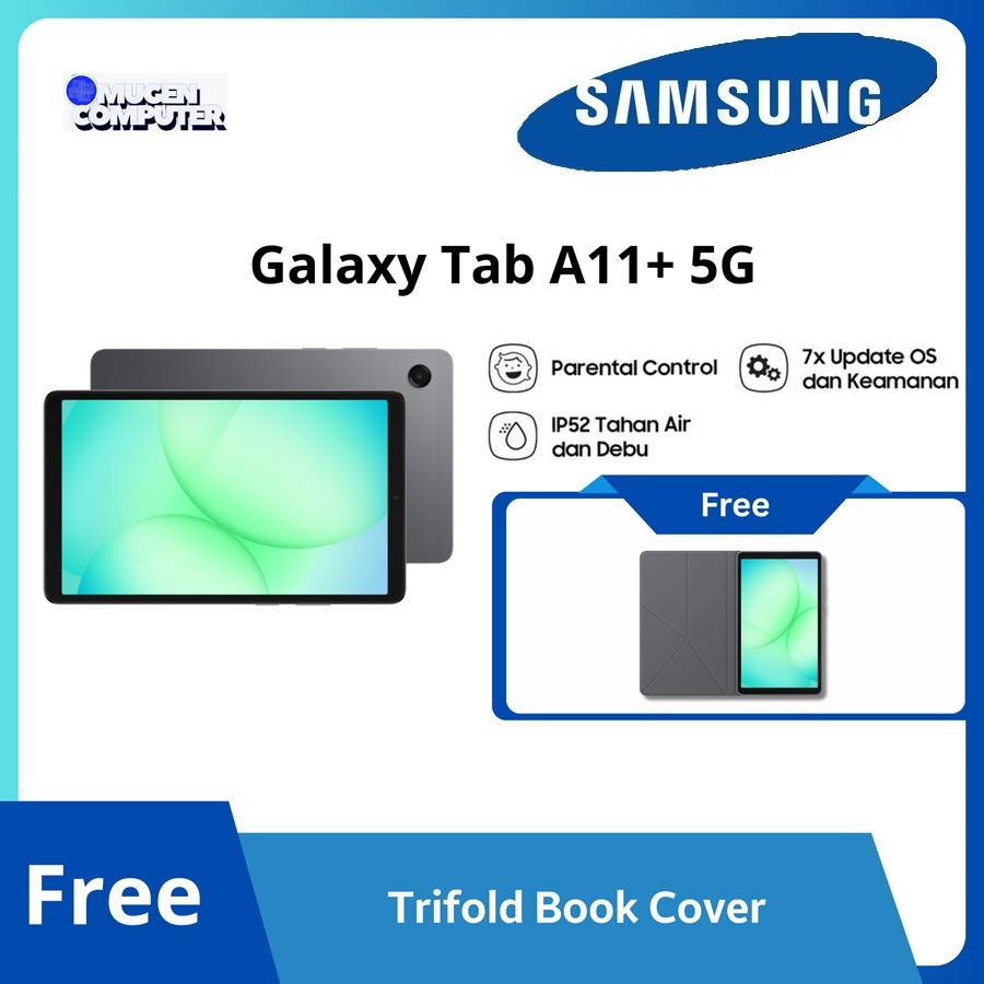 Tab Tablet Samsung A11+ 5G / Wifi ram 6GB internal 128GB 11 inch WUXGA