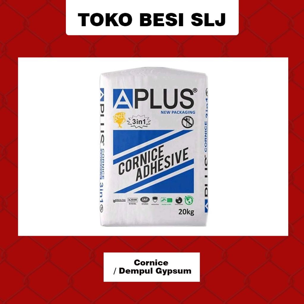 Cornice  / Dempul Gypsum PER KG