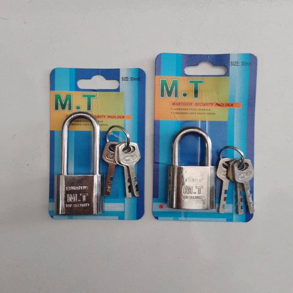 Gembok Pintu Nekel 30mm Panjang / Pendek | Gembok kecil