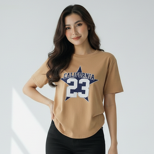 Kaos Oval Lengan Pendek/Kaos Polos Oval/Kaos Oval Motif Angka