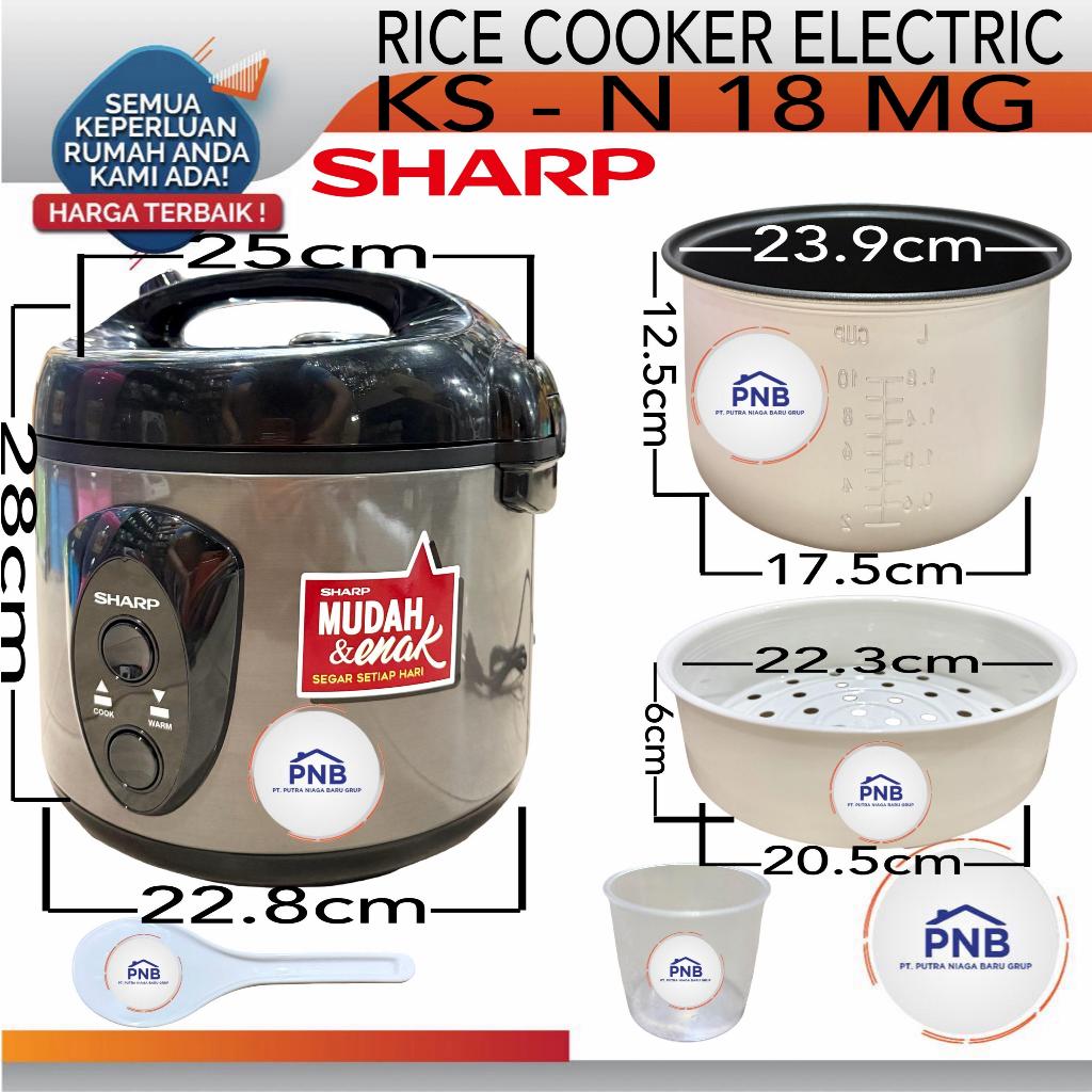Sharp Magic Com KS N 18 MG / Rice Cooker Sharp KS N18MG SL / SHARP Magic Com KSN 18