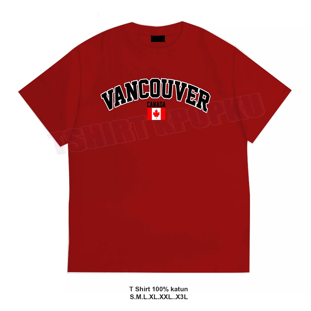 (bisa cod ) kaos KPop NCT Mark Lee Vancouver Canada print DTF