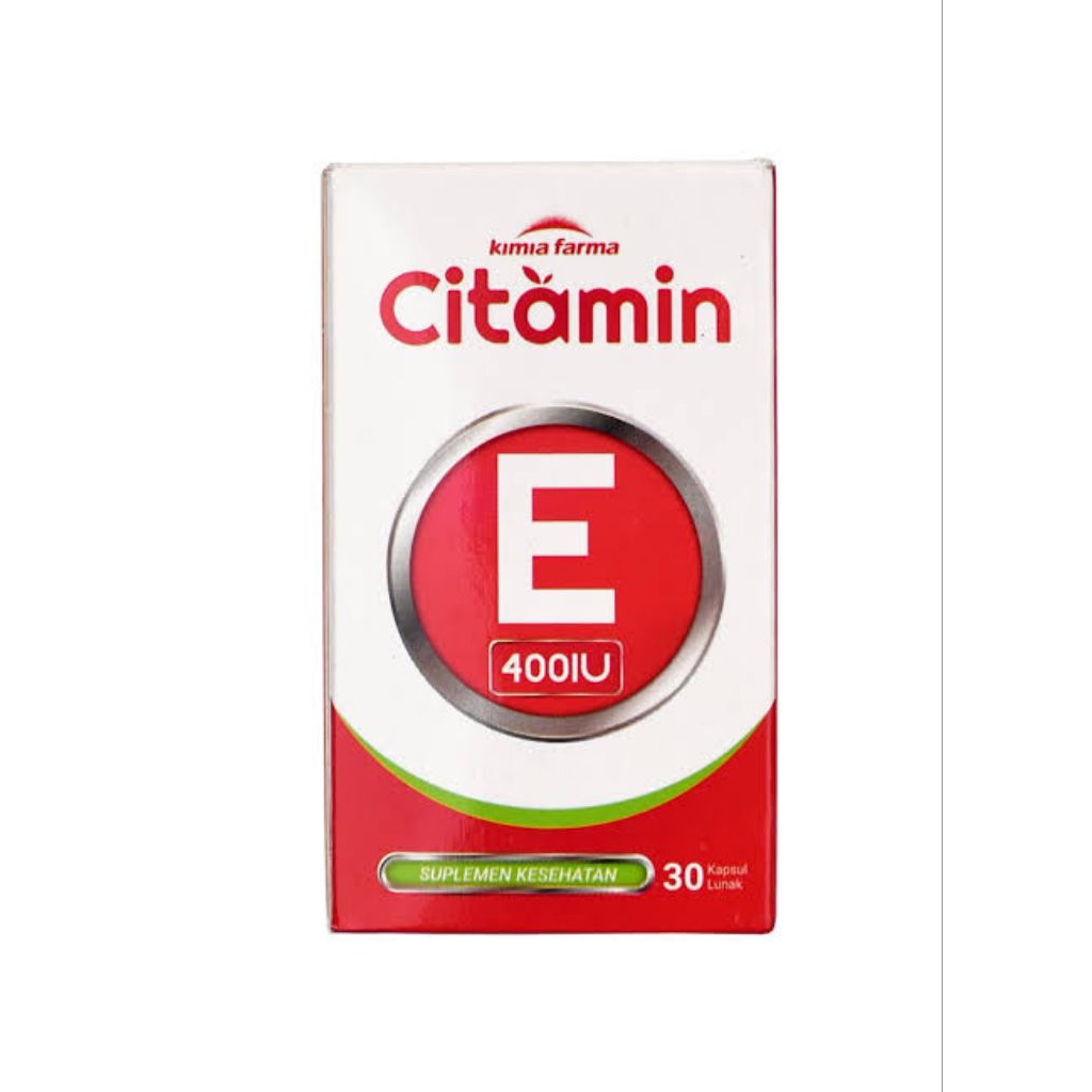 Citamin E 400 IU by Kimia Farma Suplemen Kesehatan dan Kecantikan Kulit exp feb 2026