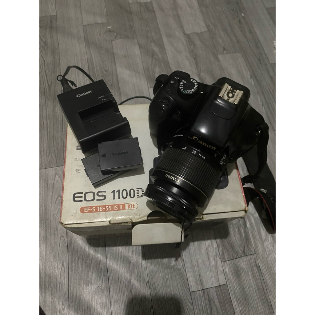 Kamera canon 1100D second fullset