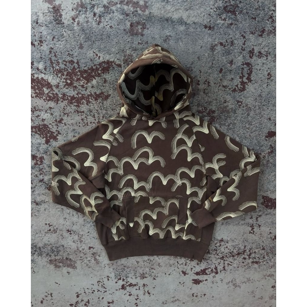 Hoodie Evisu Big Logo RARE