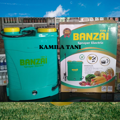 SPRAYER ELEKTRIK BANZAI 16 LITER | TANGKI ALAT SEMPROT HAMA OTOMATIS