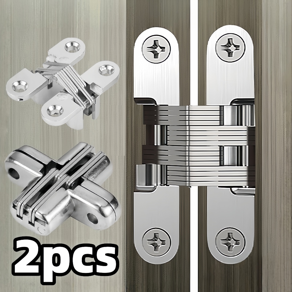 Engsel lipat tanam engsel pintu kayu 7cm stainlis invisible