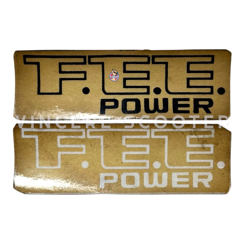 Stiker Tepong Samping FEE Power Vespa PX Sport PS Strada Exclusive