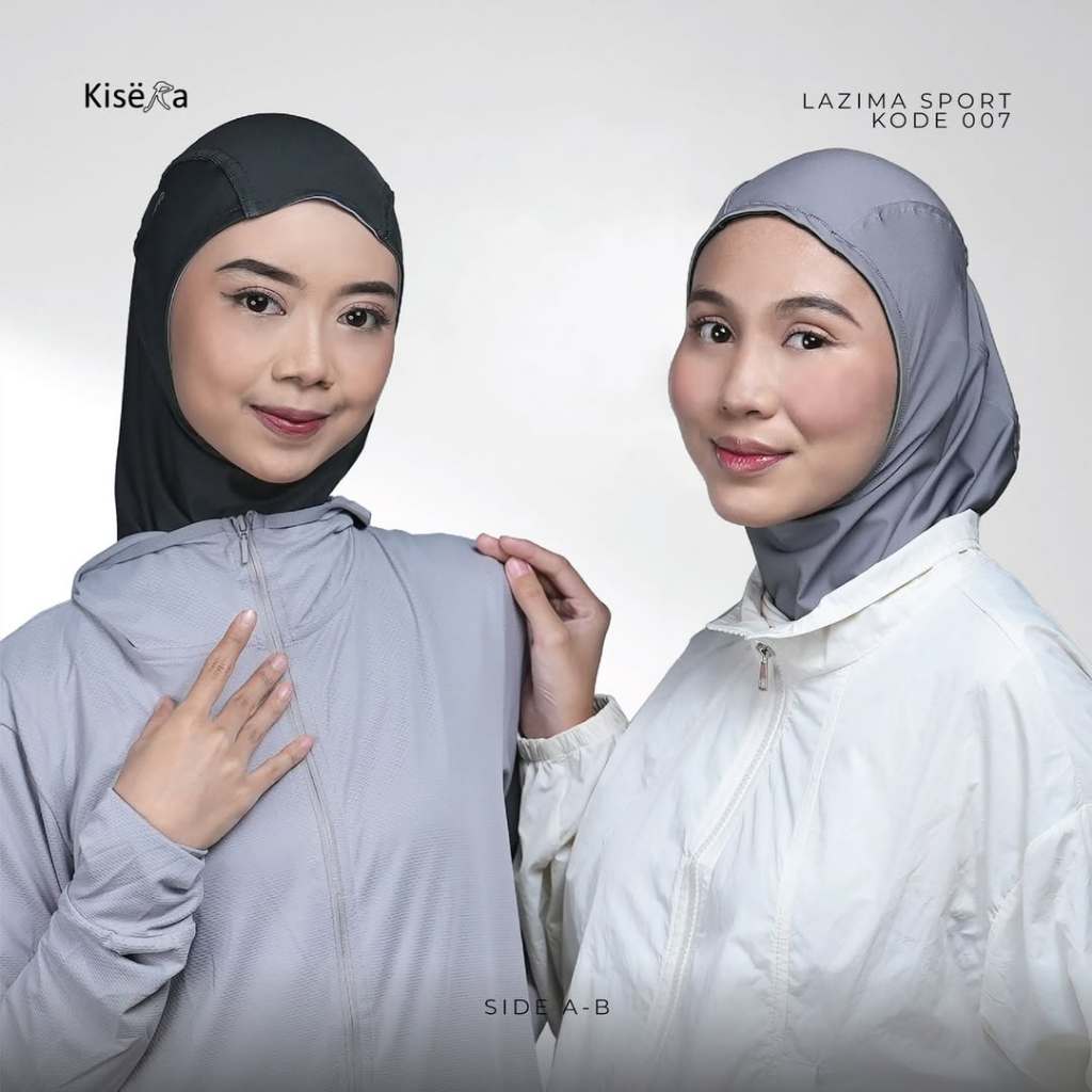 Kisera Official | Bergo Lazima  sport 007 | Satu Kerudung Empat Warna | Kerudung Bolak-Balik pertama