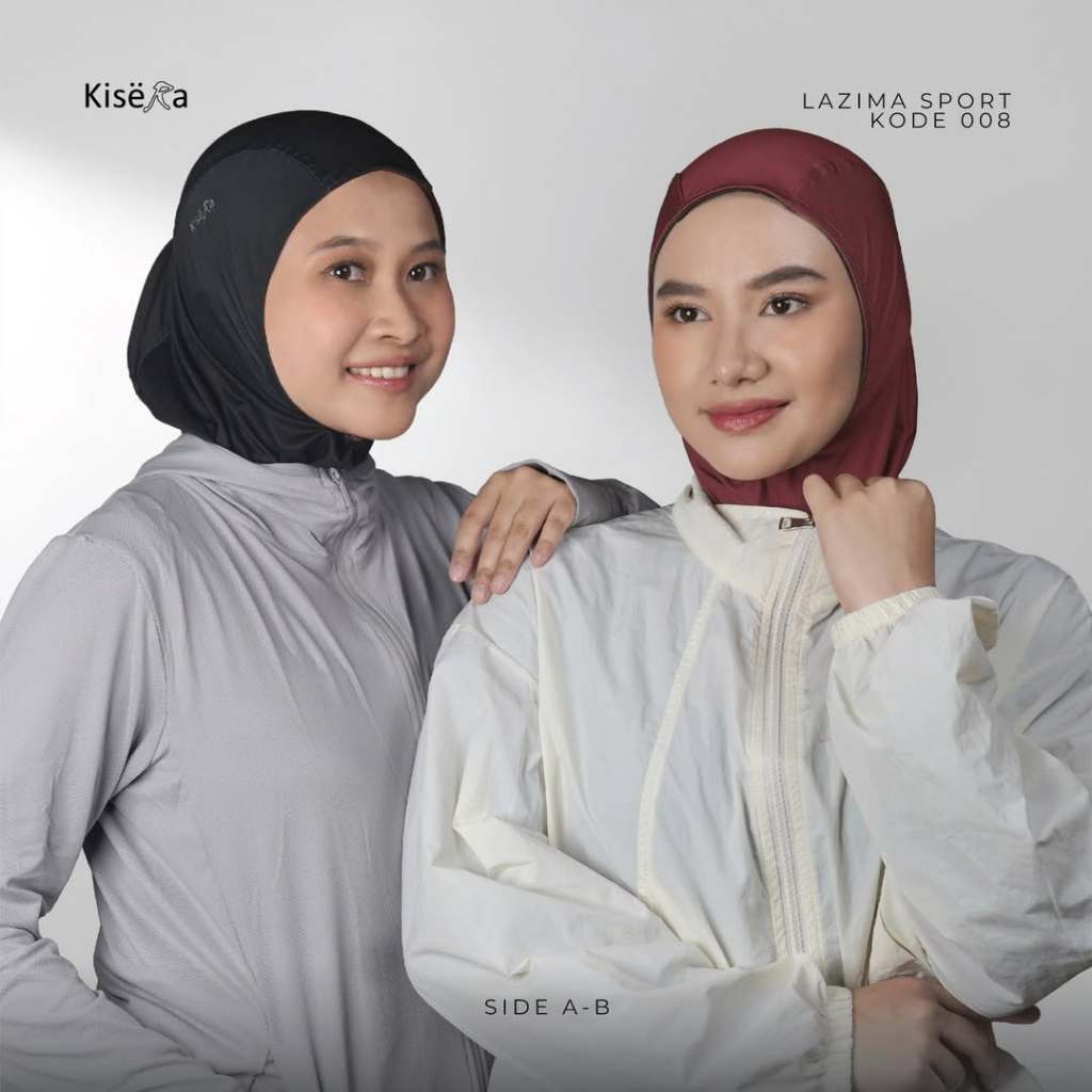 Kisera Official | Bergo Lazima  sport 008 | Satu Kerudung Empat Warna | Kerudung Bolak-Balik pertama