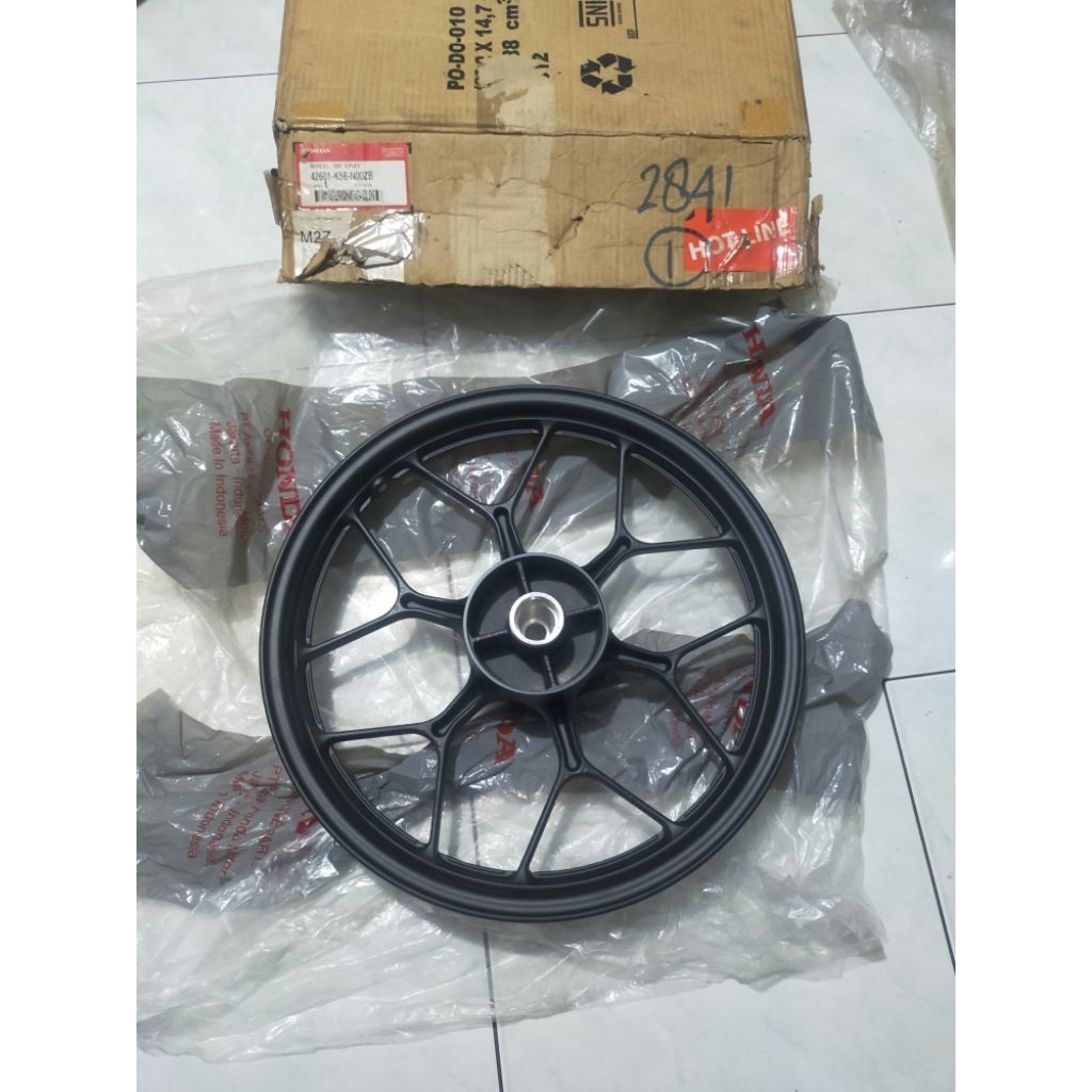 42601-K56-N00ZB velg pelek belakang gray Honda Sonic 150R ORI AHM