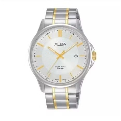 Alba AS9L35X1 kombinasi gold jam tangan cowok original