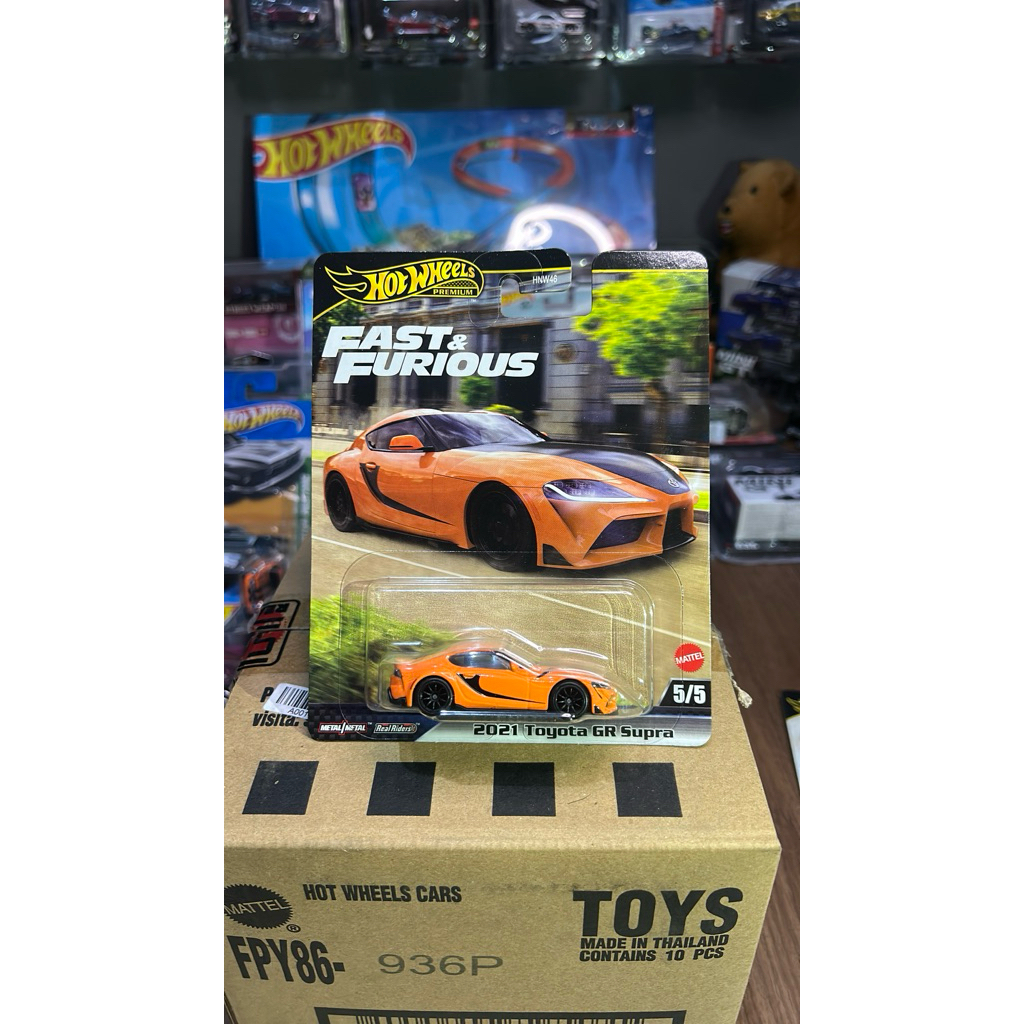Hot wheels premium toyota GR Supra