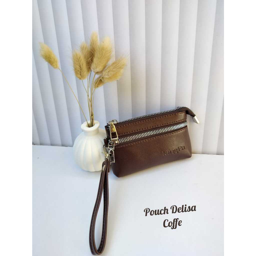 DOMPET DELISA KINGPA DOMPET 2 RESLETING MURAH WANITA DOMPET UANG KOIN KARTU DLL
