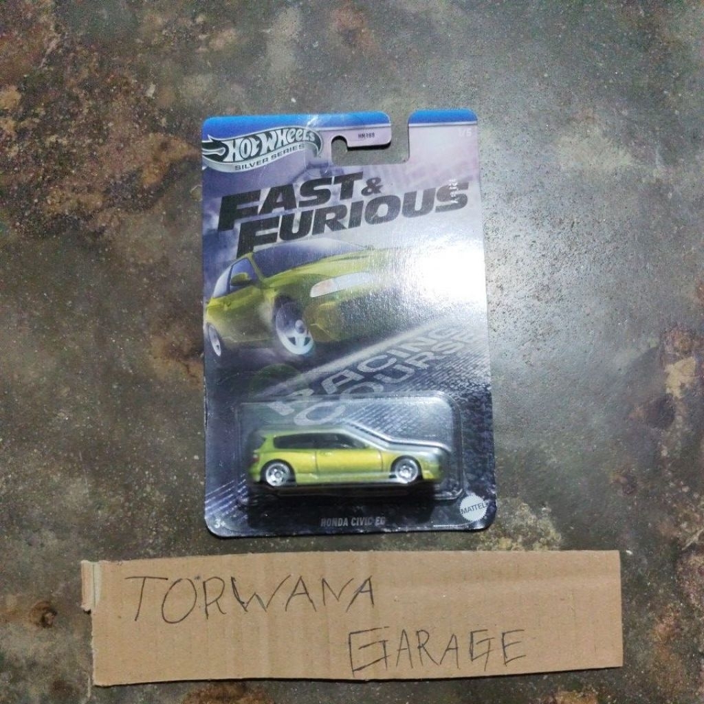 Hotwheels Fast & Furious Honda Civic EG Hijau
