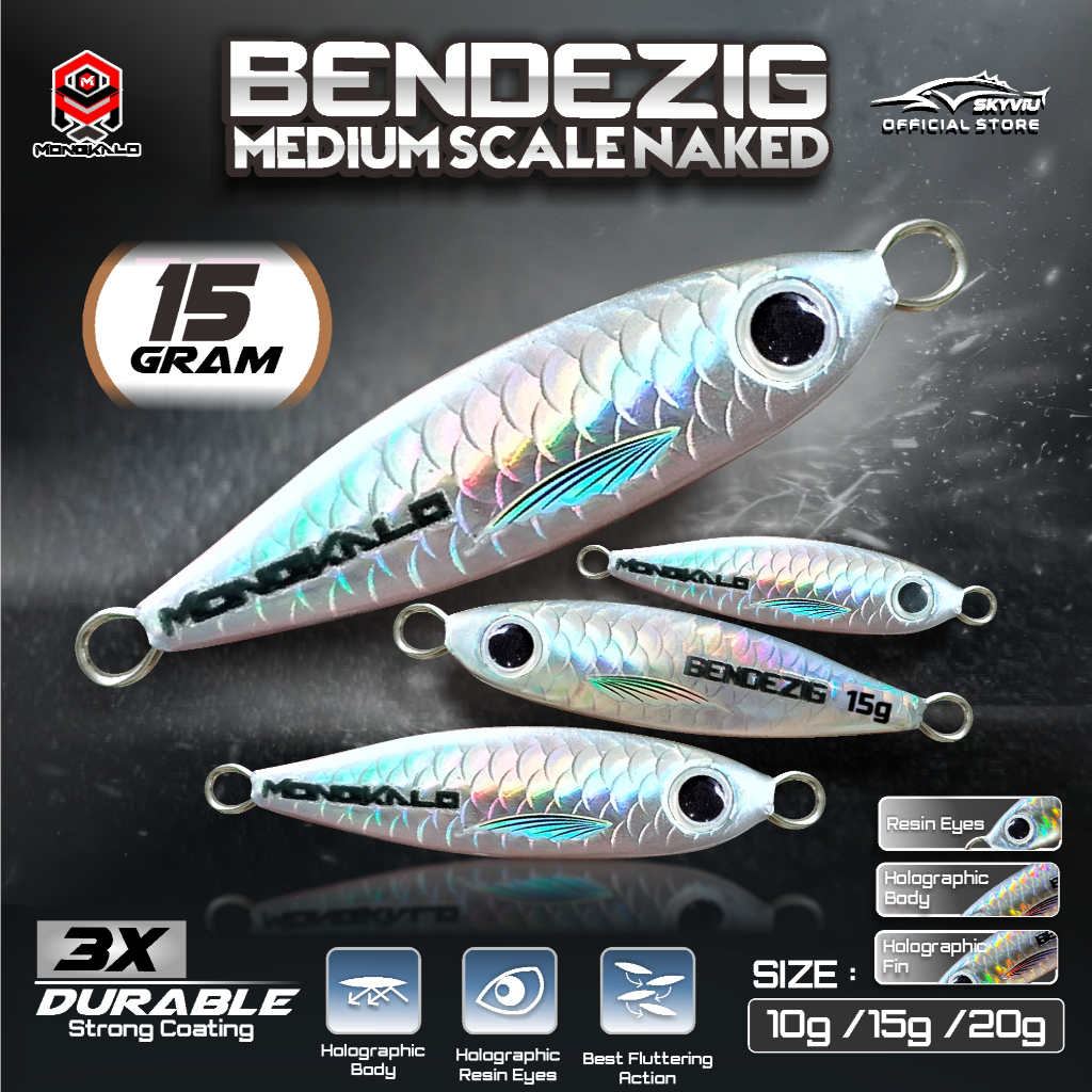 Mongkalo Bendezig Sisik-Sedang noGID noMotif Naked 15 Non-Warna