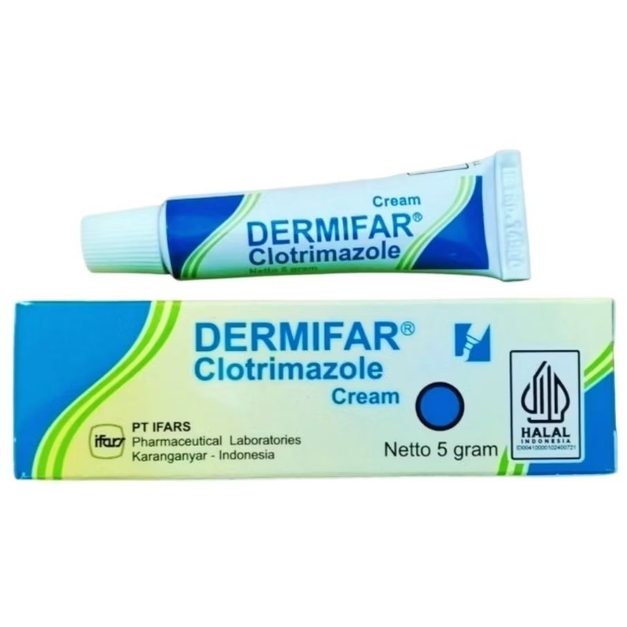 DERMIFAR Cream - Clotrimazole 1% (Tube 5g)