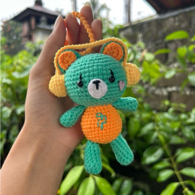 Maskot GMMTV Permpoon | amigurumi keychain permpoon
