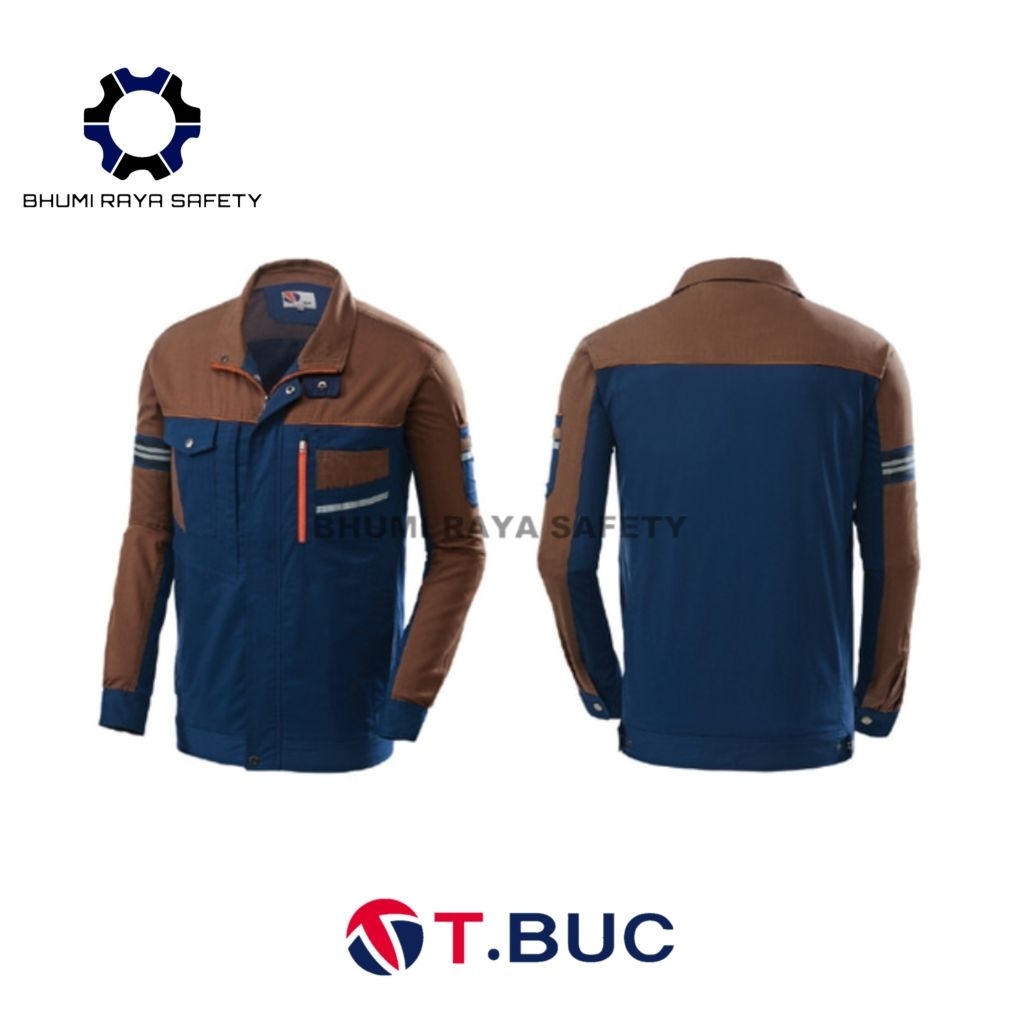 BAJU KERJA SAFETY ATASAN T.BUC ORIGINAL KOREA BRAND / WORKWEAR T.BUC ORIGINAL KOREA BRAND