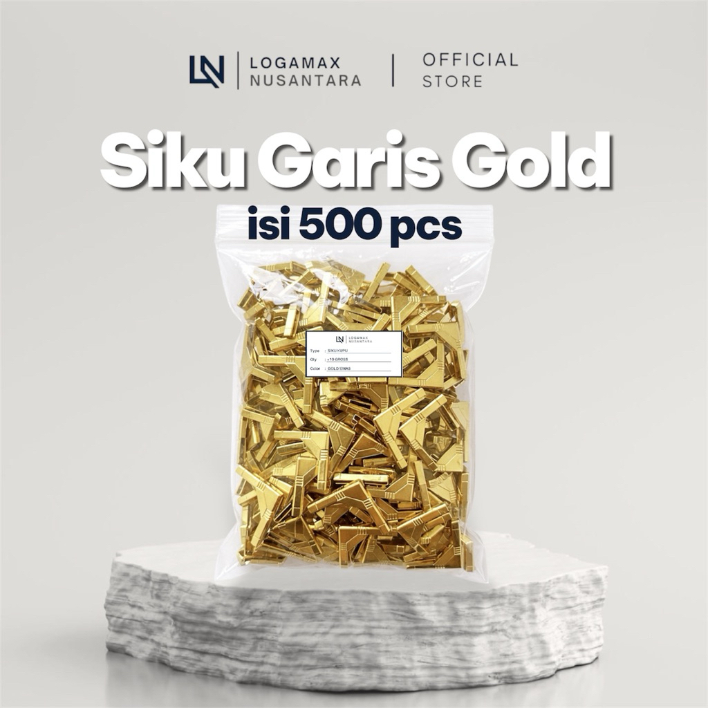 (500 PCS) SIKU GARIS LOGAMAX/ SIKU SUDUT BUKU / SIKU BUKU WISUDA / SIKU BUKU YASIN / SIKU BUKU / EMA