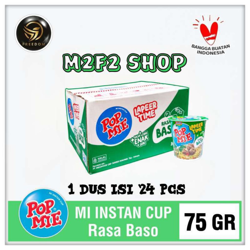 INDOMIE POP MIE RASA BASO 1 DUS ISI 24 PCS