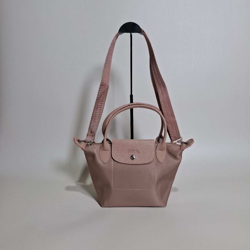 LC Le Pliage Neo Small Top Handle Bag Pink
