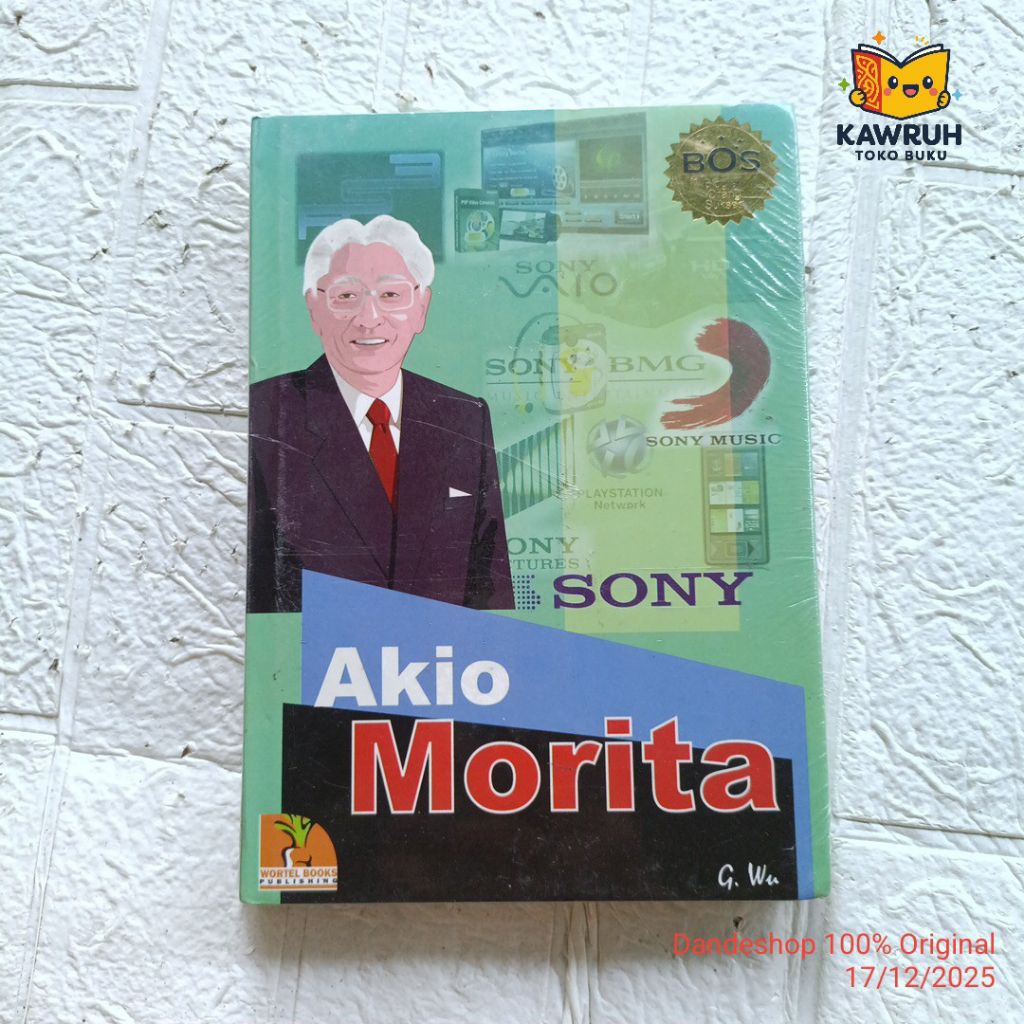 Akio Morita SONY - BOS Biografi Orang Sukses by G. Wu HARDCOVER Wortel Books Publishing - Komik Peng