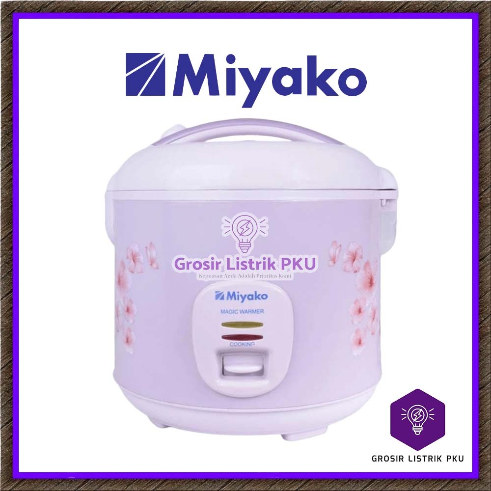 Magic Com Miyako MCM-509 Pink 1.8L Rice Cooker Penanak Nasi Miyako MCM 509 Pink Bunga 1.8 Liter SNI