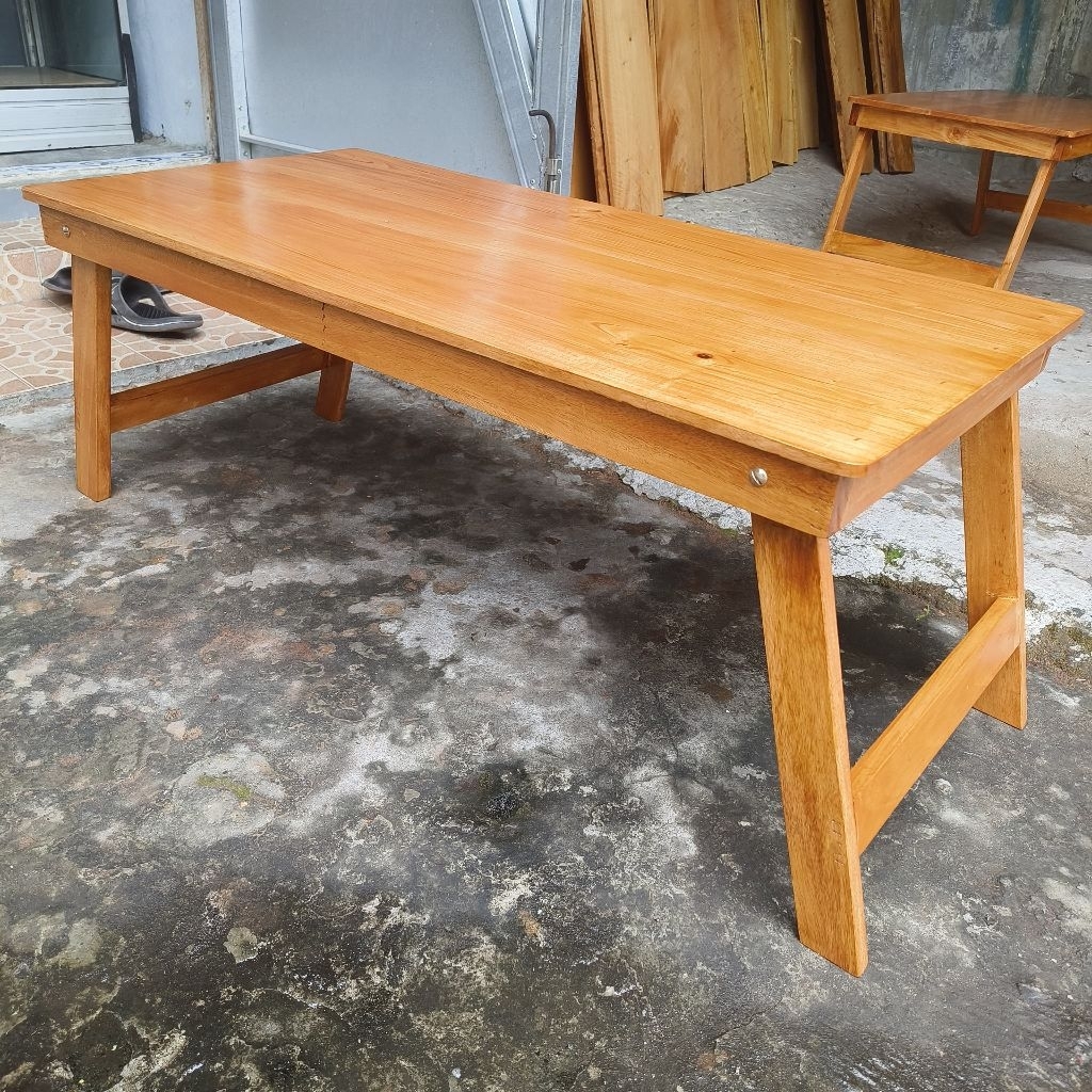 Meja Lipat Serbaguna 100x50x40 cm | Meja Belajar Meja Kerja Meja Lesehan