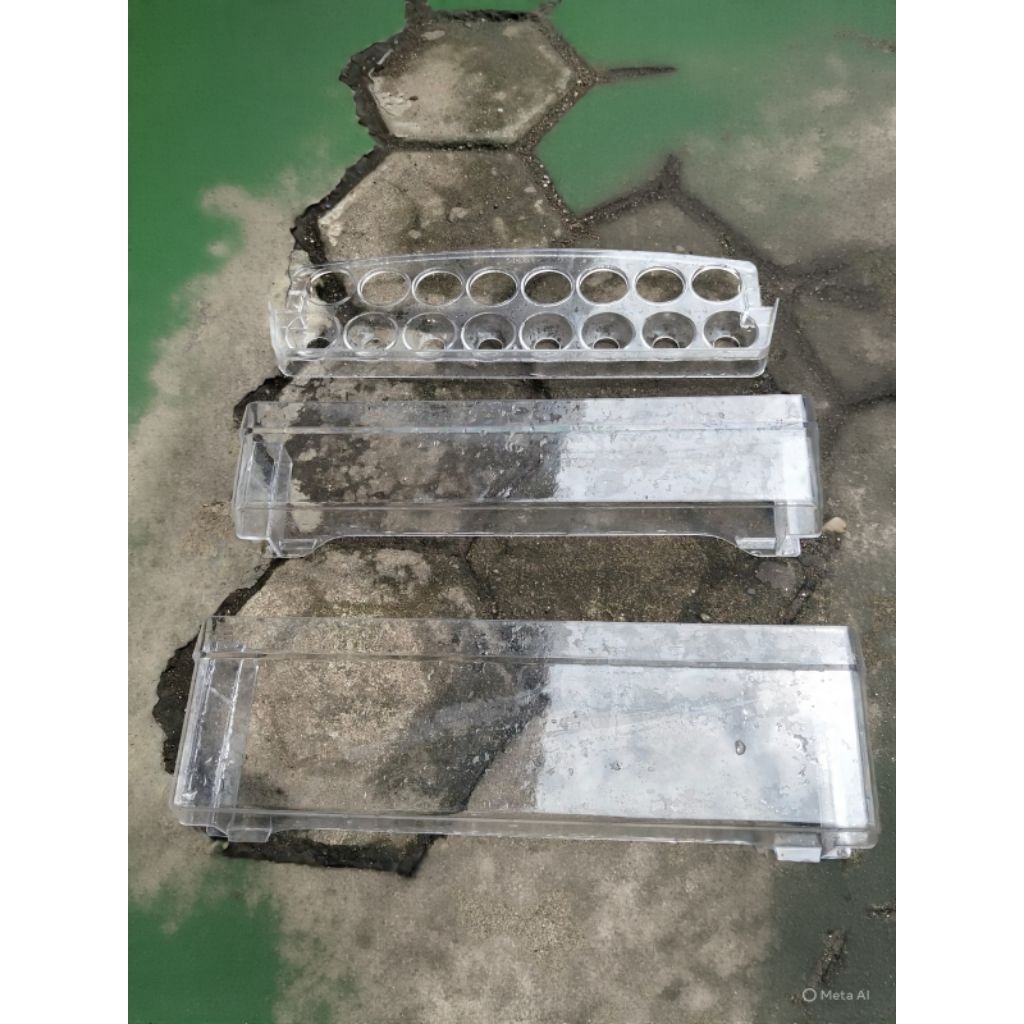 RAK KULKAS AQUA 1 PINTU FULL SET ORIGINAL COPOTAN