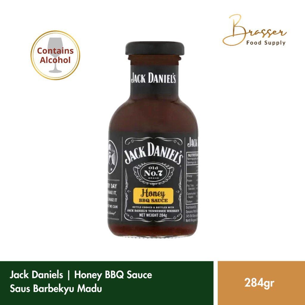 Jack Daniels | Honey Barbeque Sauce | 284gr | Saus Daging Barbekyu BBQ dengan Madu