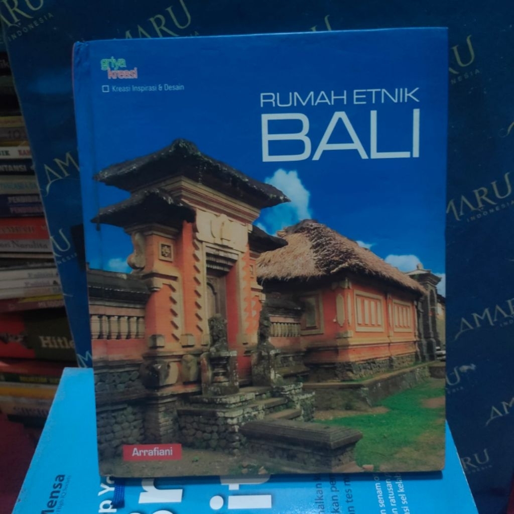 ORIGINAL BUKU RUMAH ETNIK BALI HARD COVER