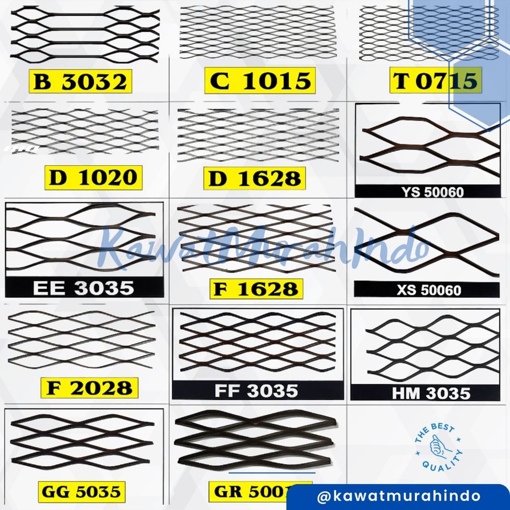 Expanded Metal 1015 / Expanded Mesh C1015 Expanda Diamond Mesh Ornamesh