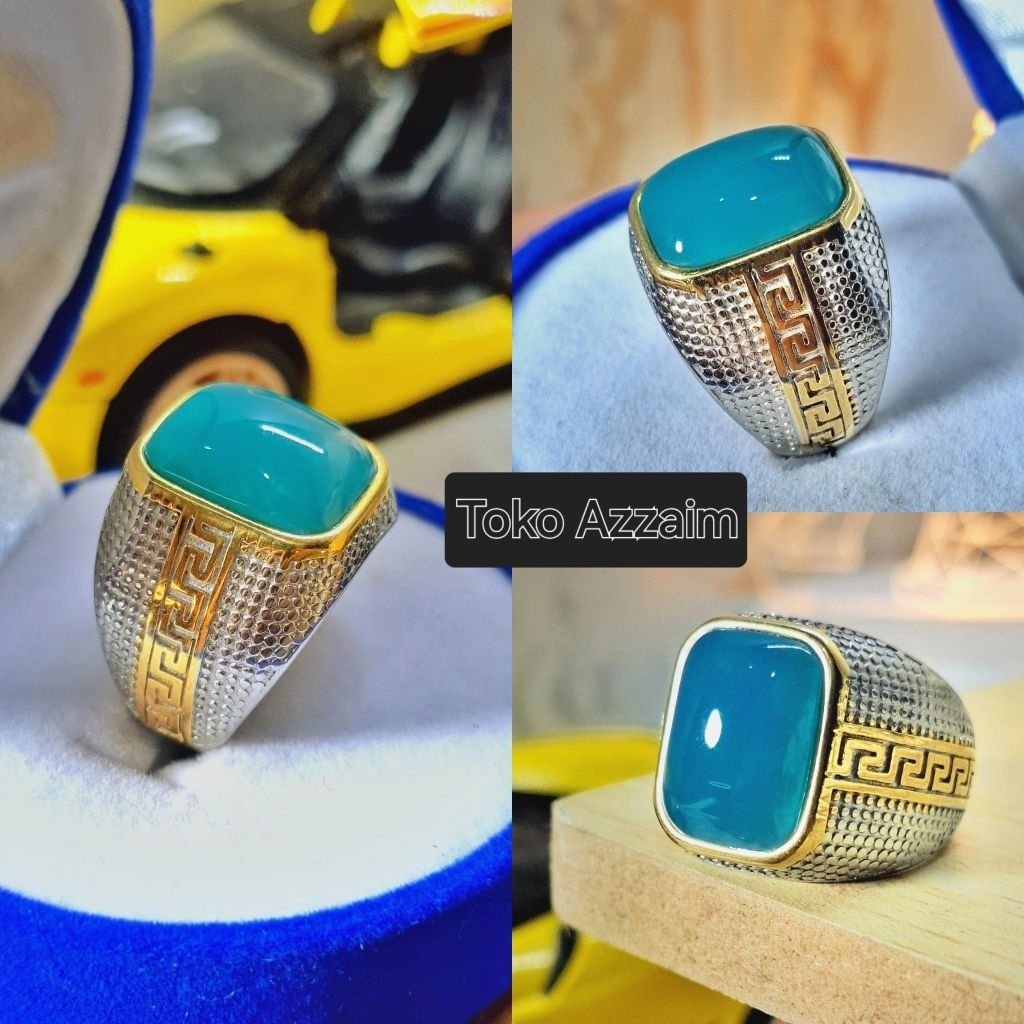 Cincin Batu Bacan Natural Palamea Original | Elegant